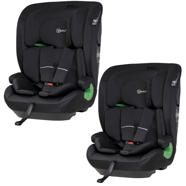 BabyGo Lumo Black 76-150 cm i-Size Autostoel - Set van 2