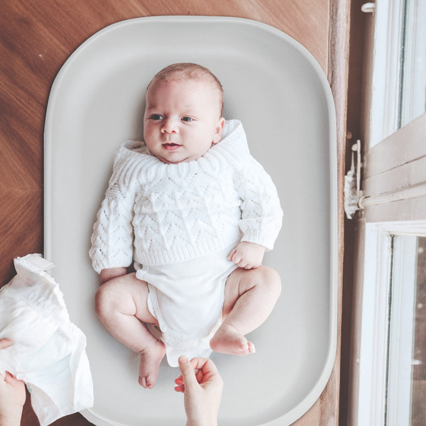 BabyGo Luxepad Grey Aankleedkussen 9004
