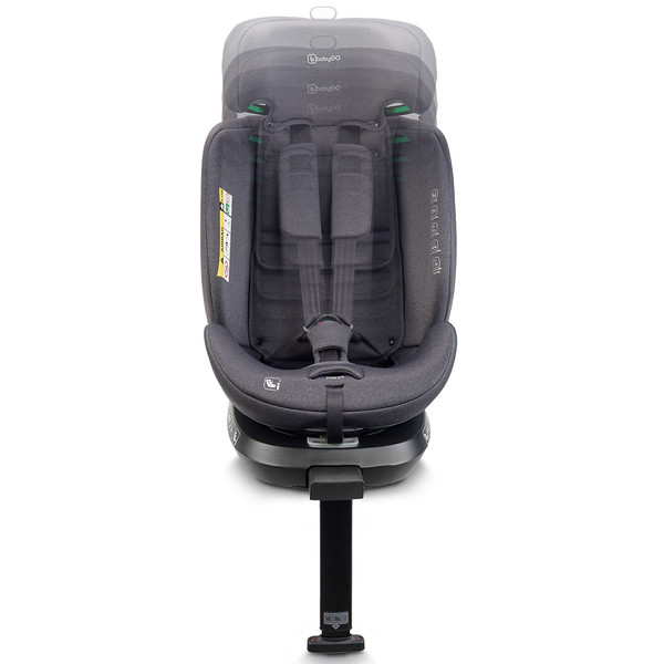 BabyGo Move Grey 40-150 cm 360° i-Size Autostoel 2601