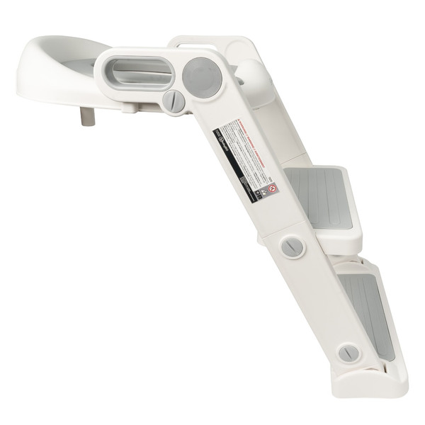 BabyGo Potty Pro Steps White/Grey Toilettrainer met Trapje 9003