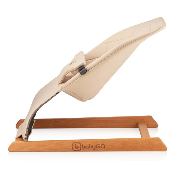 BabyGo Skippy Beige Bouncer Wipstoel 1752
