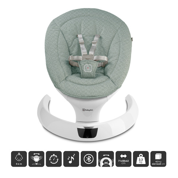 BabyGo Swing Green Elektrische Babyschommel 1953