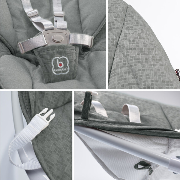 BabyGo Swing Grey Elektrische Babyschommel 1951