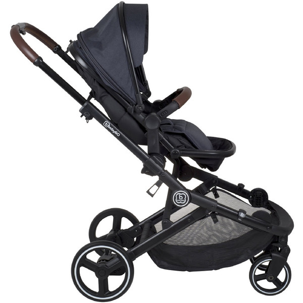 Babygo Twinner Grey Tandem Duowagen 7501