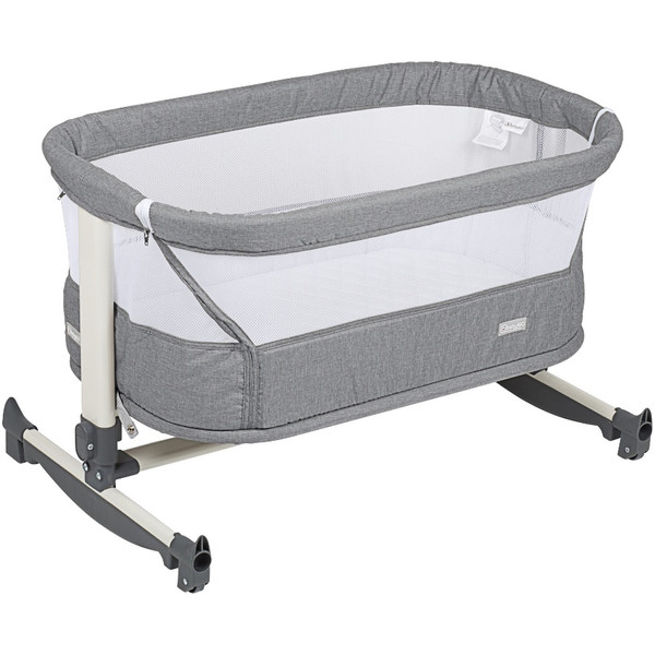 Babygo Vivaldi Grey Wieg Aan Bed 4651