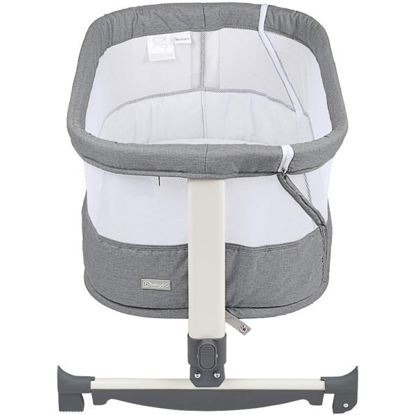 Babygo Vivaldi Grey Wieg Aan Bed 4651