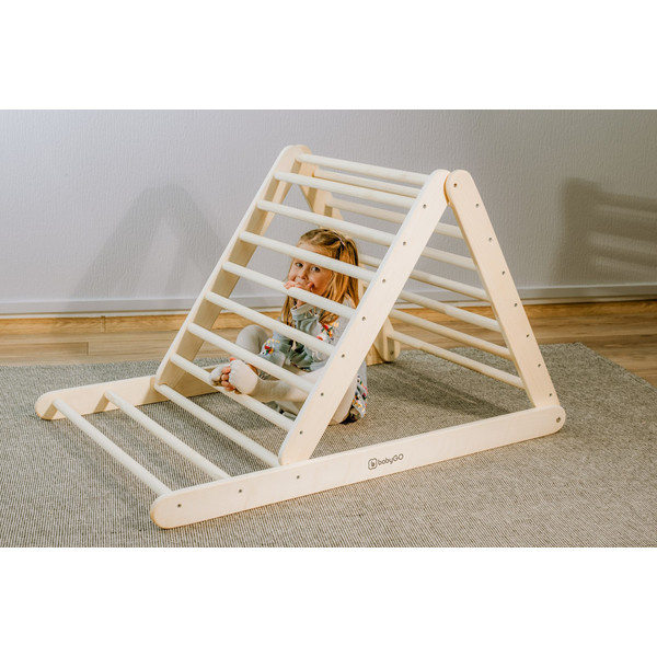 BabyGo Woodland Colored XXL Houten Klimdriehoek 99922