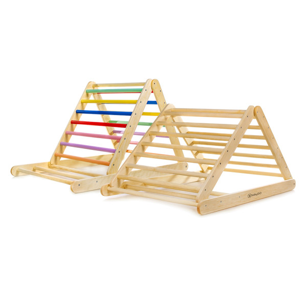 BabyGo Woodland Colored XXL Houten Klimdriehoek 99922