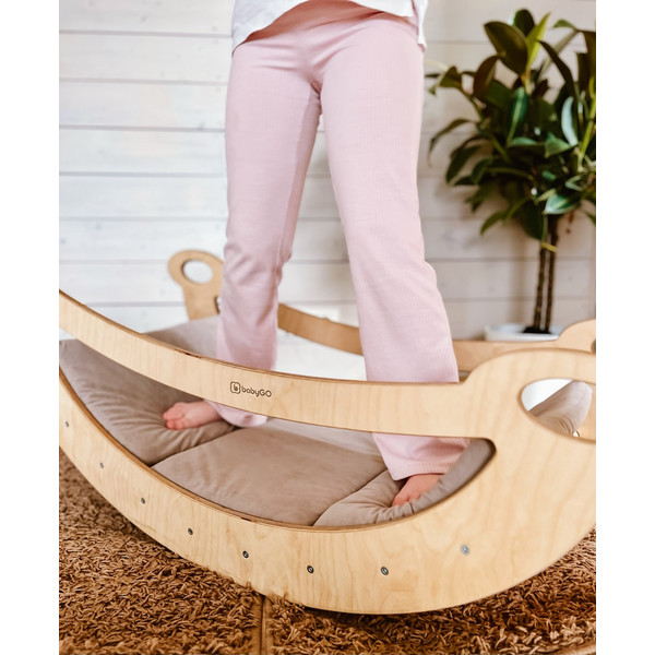 BabyGo Woodland Nature Houten Schommelstoel / Rocker 99925