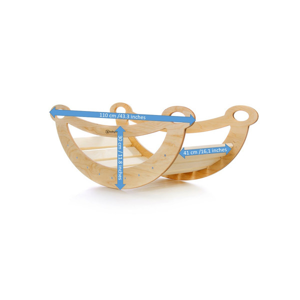 BabyGo Woodland Nature Houten Schommelstoel / Rocker 99925