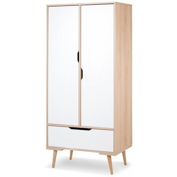 Babykamer Marloes Wit: Ledikant, Commode & 2-Deurskast