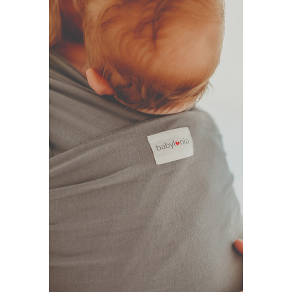 Babylonia Tricot-Slen Organic Moon Mist Grey Draagdoek