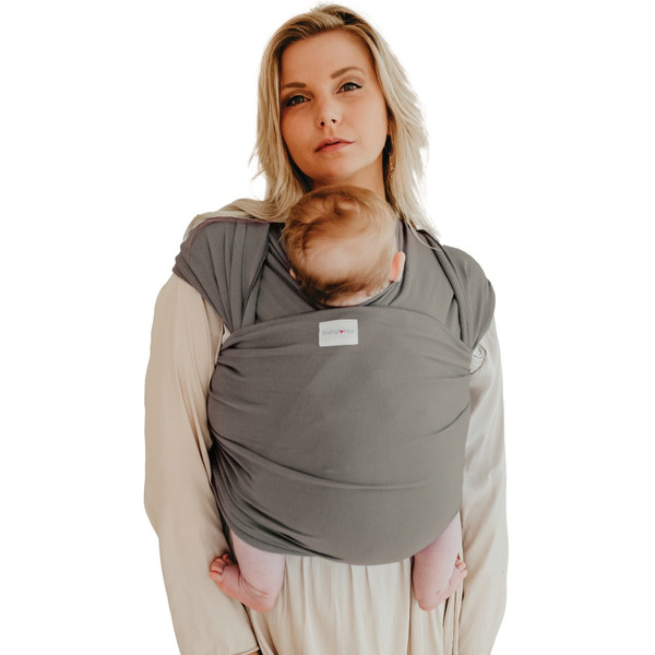 Babylonia Tricot-Slen Organic Moon Mist Grey Draagdoek