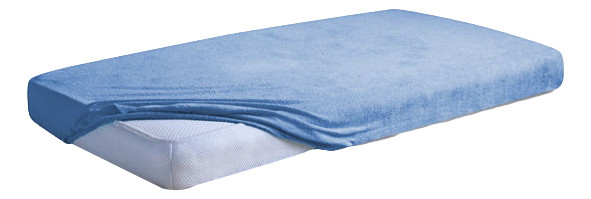 Babymatex Classic Badstof Blauw 60x120 cm Ledikant Hoeslaken TB0290_24