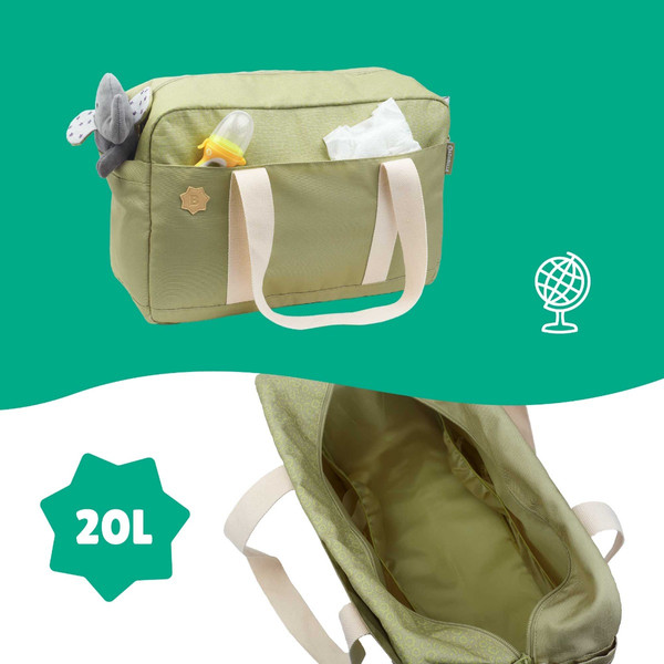 Badabulle Bowling Olive Verzorgingstas B043044