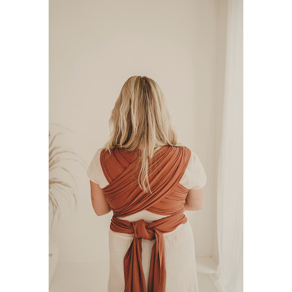 Babylonia Tricot-Slen Organic Sierra Brown Draagdoek BDDTS_1_903
