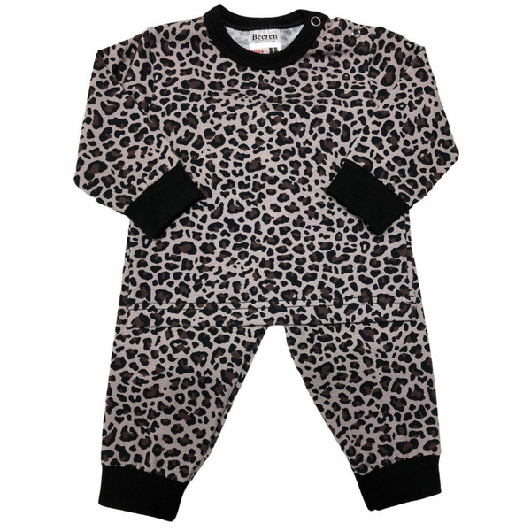 klimaat corruptie Speciaal Beeren Bodywear Leopard Bruin/Zwart Maat 62/68 Pyjama 24-025-000-PD151-62/68