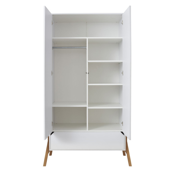 Bellamy Lotta Latte Babykamer: Ledikant/Juniorbed, Commode en 2-Deurskast