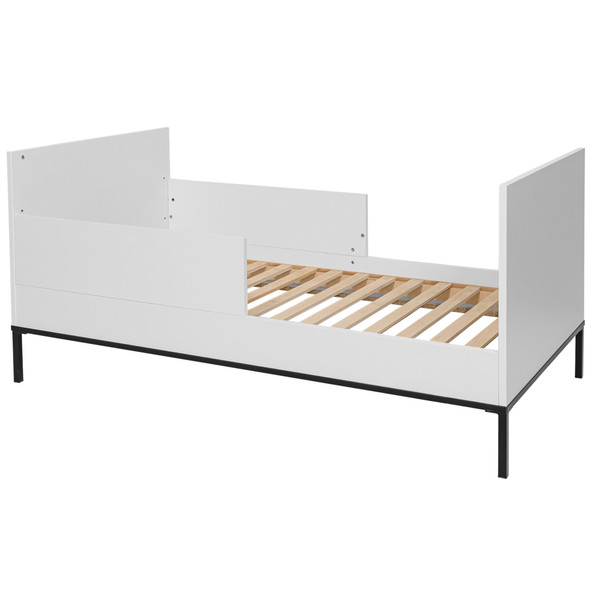 Bellamy Lumi White Babykamer: Ledikant/Juniorbed en Commode