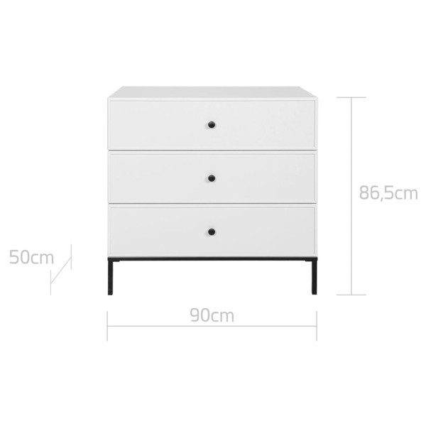Bellamy Lumi White Commode LUBiKOMO