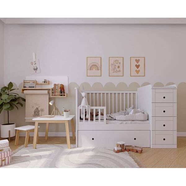 Bellamy Paso Doble 60 x 120 cm Ledikant en Commode PDBILO60 2