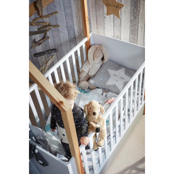 Bellamy Pinette Babykamer: Ledikant/Juniorbed, Commode en 2-Deurskast