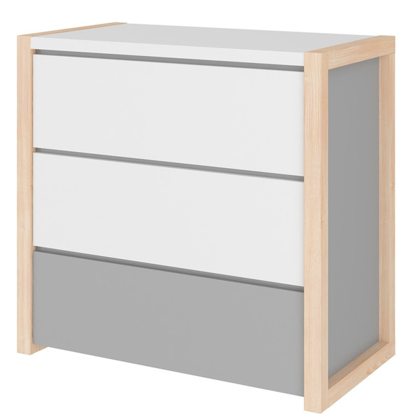 Bellamy Pinette Babykamer: Ledikant/Juniorbed, Commode en 2-Deurskast