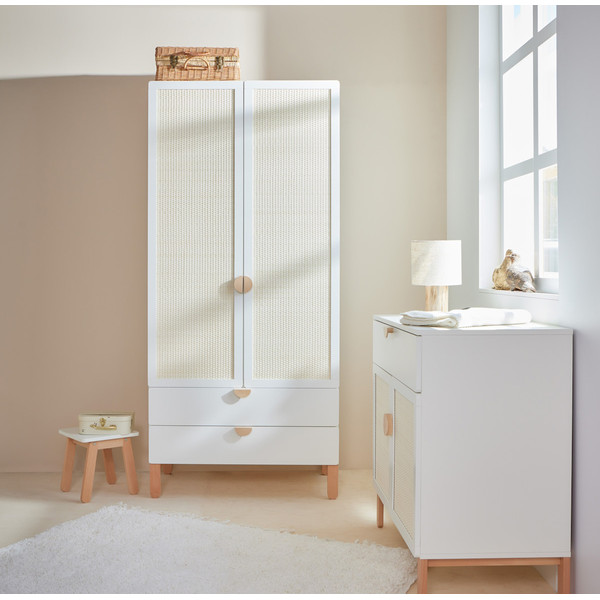 Bellamy Ratata Babykamer: Ledikant, Commode en 2-Deurskast