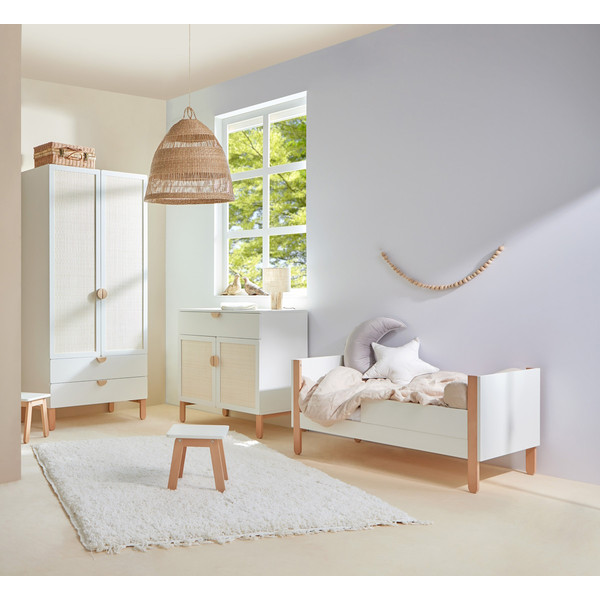 Bellamy Ratata Babykamer: Ledikant, Commode en 2-Deurskast