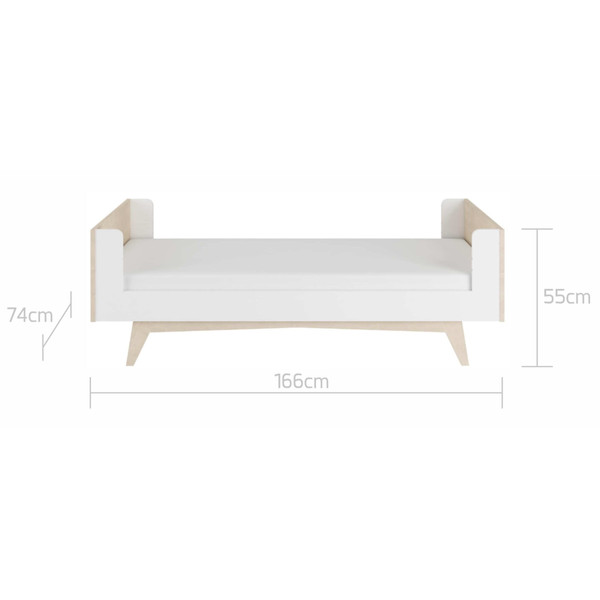 Bellamy So Sixty Babykamer: Ledikant/Juniorbed en Commode