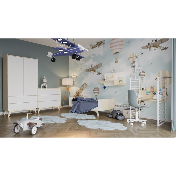 Bellamy So Sixty Babykamer: Ledikant/Juniorbed en Commode
