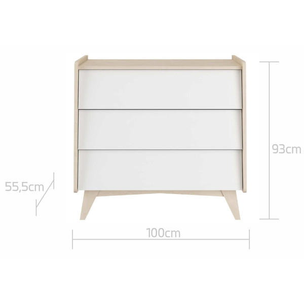 Bellamy So Sixty Babykamer: Ledikant/Juniorbed en Commode