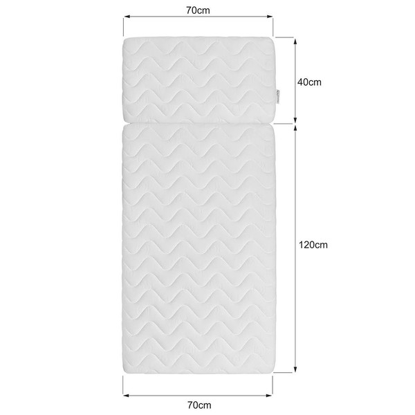 Bellamy UP! White 70 x 120/160 cm 2-in-1 Meegroei Ledikant en Commode