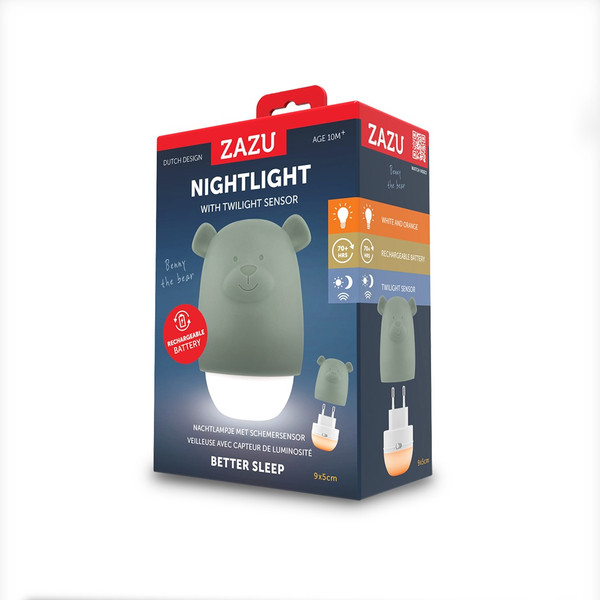 Zazu Benny de Beer Green Nachtlampje ZA-BENNY-02
