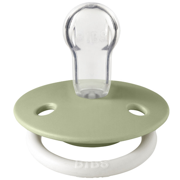Bibs De Lux Glow In The Dark Sage Silicone Fopspeen 1010270C