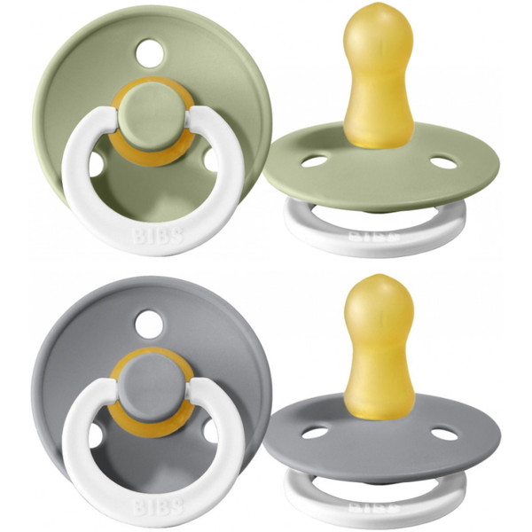 Bibs Sage/Cloud Glow in the Dark 0-6 mnd 2 Stuks Fopspeen 110267