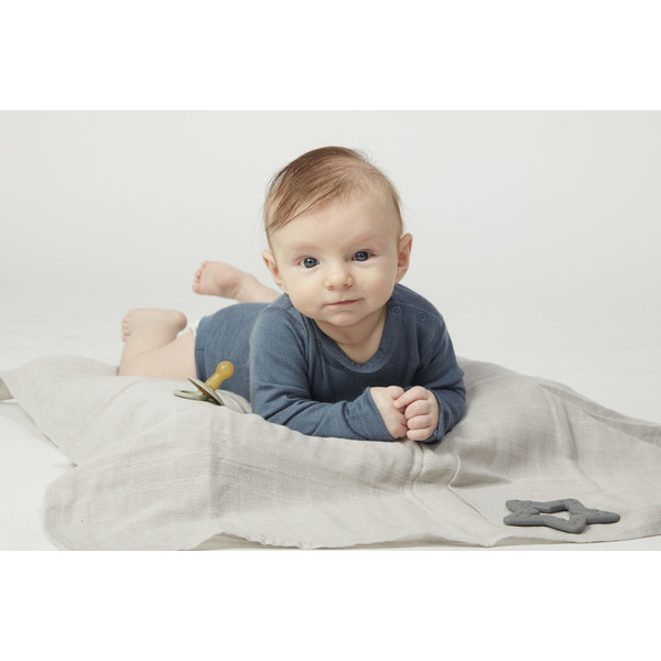 Bibs Petrol/Sage/Baby Blue/Iron 0-6 mnd 4 stuks Fopspeen 110461