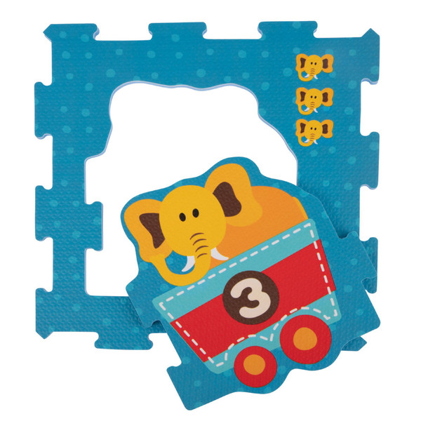 Bieco Dieren Trein Schuimrubberen 9 stuks Puzzel Mat 19003763