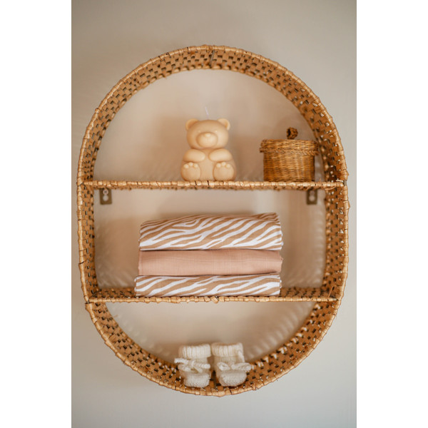 Blush & Blossom Zebra 70 x 70 cm 6 Stuks Hydrofiel Luiers TR-BB443412