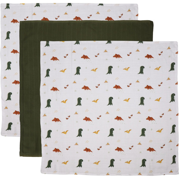 Blush & Blossom Dinosaurus 70 x 70 cm 6 Stuks Hydrofiel Luiers TR-BB443413