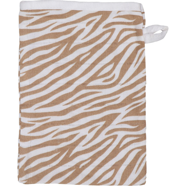 Blush & Blossom Zebra 15 x 21 cm 3 Stuks Hydrofiel Washandjes TR-BB443402