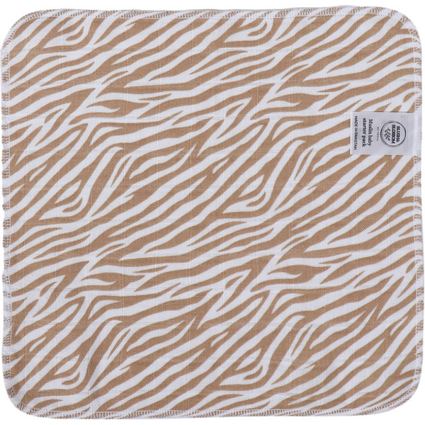 Blush & Blossom Zebra 30 x 30 cm 3 Stuks Hydrofiel Monddoekjes TR-BB443407