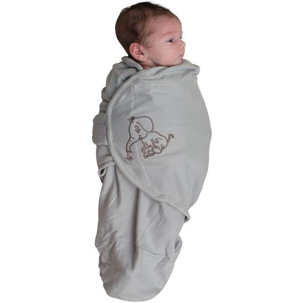 Bo Jungle Baby Wrap Grey Large Wikkeldeken B170510