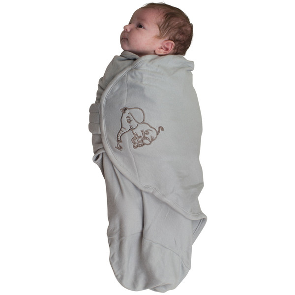 Bo Jungle Baby Wrap Grey Large Wikkeldeken B170510