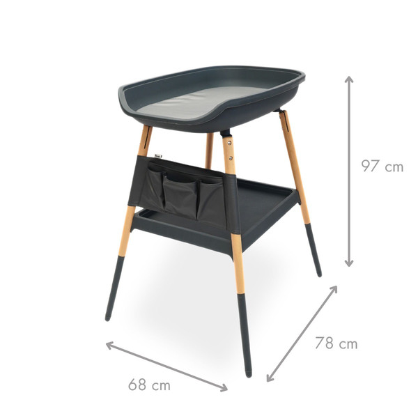 Bo Jungle Balneo Shady Grey Luiertafel B430210