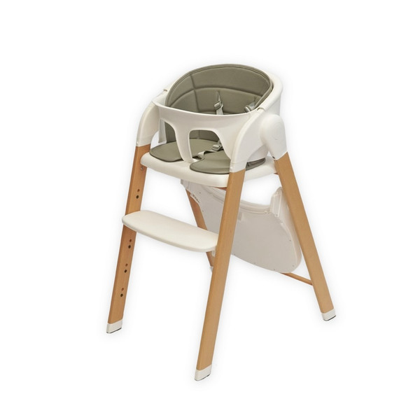 Bo Jungle Grow With Me Pure White Wipstoel en Kinderstoel B710300