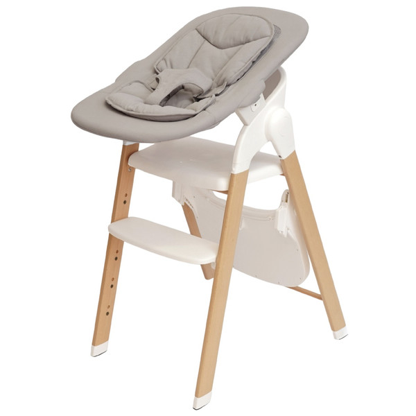 Bo Jungle Grow With Me Pure White Bouncer Wipstoel B700200