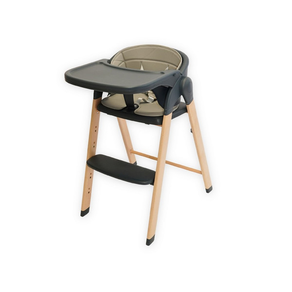 Bo Jungle Grow With Me Shady Grey Wipstoel en Kinderstoel B710310