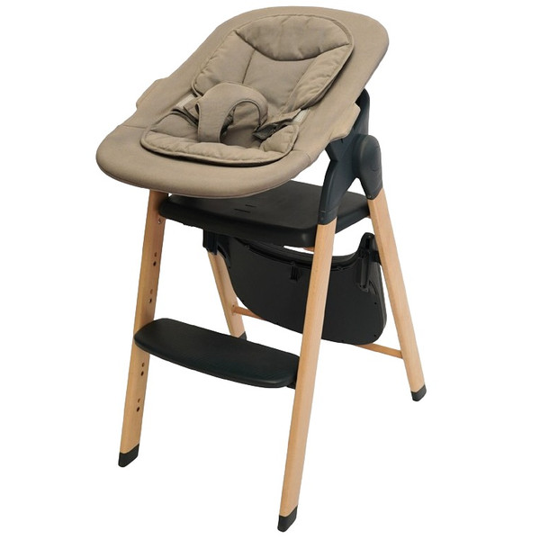 Bo Jungle Grow With Me Shady Grey Wipstoel en Kinderstoel B710310