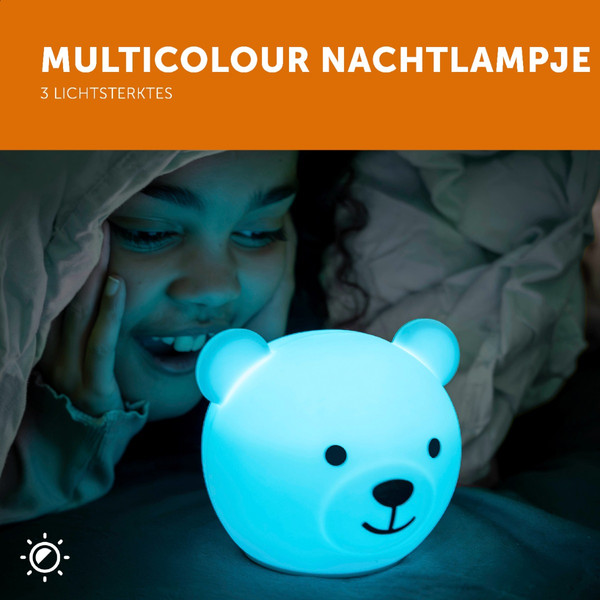 Zazu Bor de Beer Multicolor Nachtlampje ZA-BOR-01